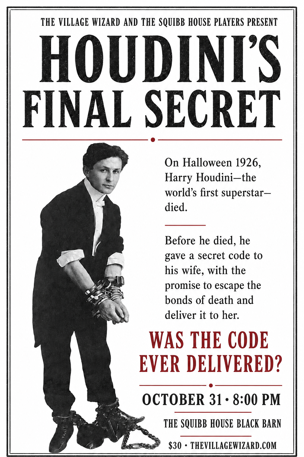 Houdini's Final Secret